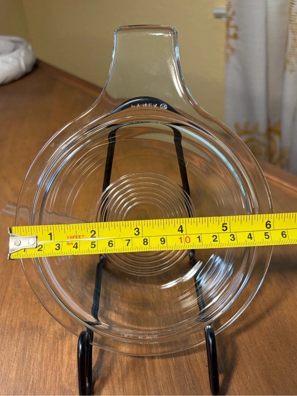 PYREX Grab-It Glass Lid w/Handle 601-C A26 Vintage Replacement LID ONLY